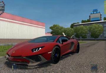 Мод 2015 Lamborghini Aventador SuperVeloce Coupe v12.02.20 для City Car Driving (v1.5.9)