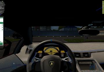 Мод 2015 Lamborghini Aventador SuperVeloce Coupe v12.02.20 для City Car Driving (v1.5.9)