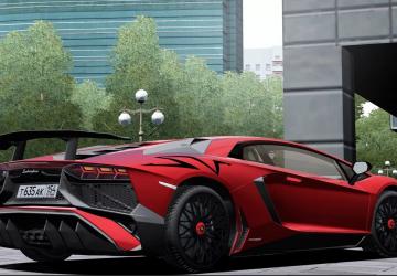 Мод 2015 Lamborghini Aventador SuperVeloce Coupe v26.09.20 для City Car Driving (v1.5.9, 1.5.9.2)