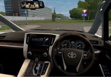 Мод 2015 Toyota Alphard версия 1.0 для City Car Driving (v1.5.9)