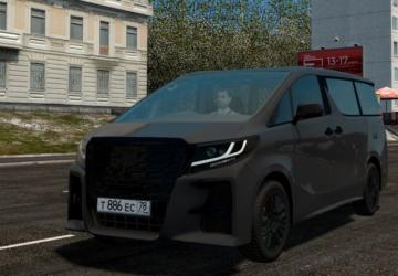 Мод 2015 Toyota Alphard версия 20.01.2022 для City Car Driving (v1.5.9.2)