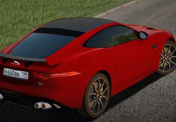 Мод 2016 Jaguar F-Type SVR версия 14.09.2021 для City Car Driving (v1.5.9.2)