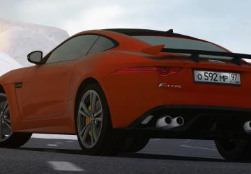 Мод 2016 Jaguar F-Type SVR версия 14.09.2021 для City Car Driving (v1.5.9.2)