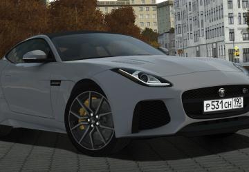 Мод 2016 Jaguar F-Type SVR версия 14.09.2021 для City Car Driving (v1.5.9.2)