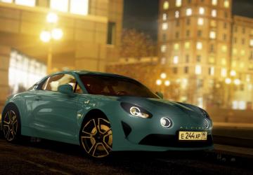 Мод 2017 Alpine A110 версия 1.0 для City Car Driving (v1.5.9)