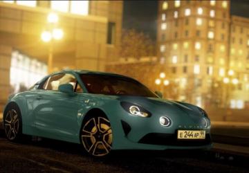 Мод 2017 Alpine A110 версия 10.04.21 для City Car Driving (v1.5.9, 1.5.9.2)