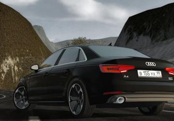 Мод 2017 Audi A4 (B9) 2.0 TSFI Quattro версия 16.12.2021 для City Car Driving (v1.5.9.2)