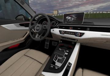 Мод 2017 Audi A4 (B9) 2.0 TSFI Quattro версия 16.12.2021 для City Car Driving (v1.5.9.2)