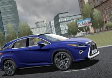 Мод 2017 Lexus RX350 Car версия 10.04.21 для City Car Driving (v1.5.9, 1.5.9.2)