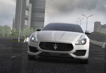 Мод 2017 Maserati Quattroporte GTS версия 1.0 для City Car Driving (v1.5.7, 1.5.8)