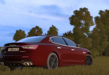 Мод 2017 Maserati Quattroporte GTS версия 1.0 для City Car Driving (v1.5.7, 1.5.8)