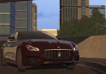 Мод 2017 Maserati Quattroporte GTS версия 1.0 для City Car Driving (v1.5.7, 1.5.8)