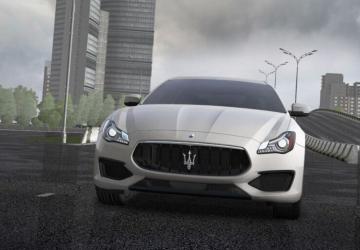 Мод 2017 Maserati Quattroporte GTS версия 08.04.21 для City Car Driving (v1.5.9, 1.5.9.2)