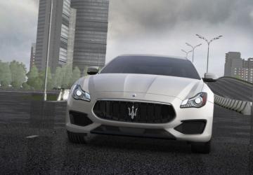 Мод 2017 Maserati Quattroporte GTS версия 18.12.19 для City Car Driving (v1.5.9, 1.5.8, 1.5.7)