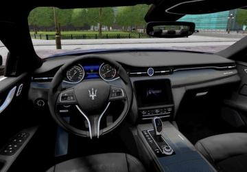 Мод 2017 Maserati Quattroporte GTS версия 18.12.19 для City Car Driving (v1.5.9, 1.5.8, 1.5.7)