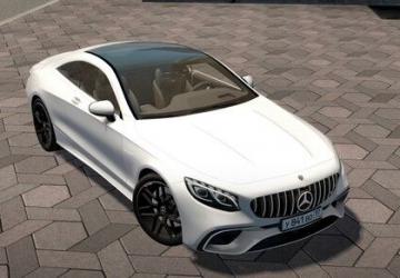 Мод 2018 Mercedes-AMG S63 Coupe версия 27.07.20 для City Car Driving (v1.5.9.2)