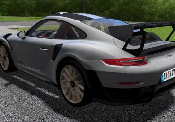 Мод 2018 Porsche 911 GT2 RS версия 20.11.2022 для City Car Driving (v1.5.9.2)