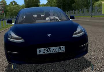 Мод 2018 Tesla Model 3 для City Car Driving (v1.5.5)