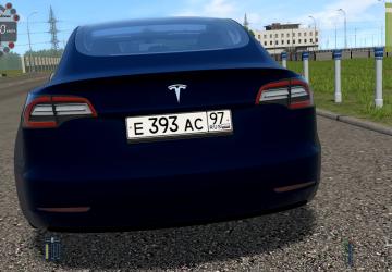 Мод 2018 Tesla Model 3 для City Car Driving (v1.5.5)