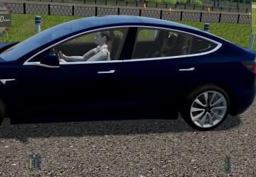 Мод 2018 Tesla Model 3 для City Car Driving (v1.5.5)