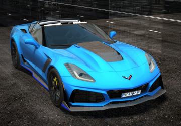 Мод 2019 Chevrolet Corvette ZR1 версия 1.0 для City Car Driving (v1.5.9.2)