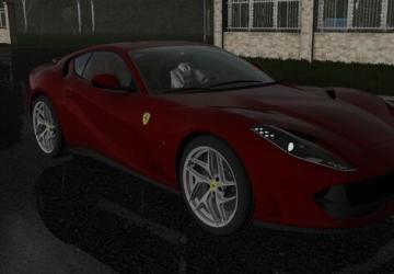 Мод 2020 Ferrari 812 Superfast версия 1.0 для City Car Driving (v1.5.9 — 1.5.9.2)