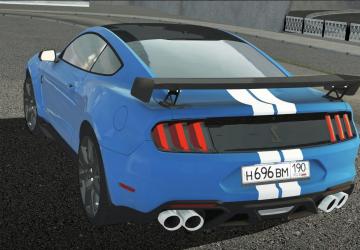 Мод 2020 Ford Mustang Shelby GT500 версия 1.0 для City Car Driving (v1.5.9, 1.5.9.2)