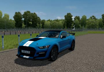 Мод 2020 Ford Mustang Shelby GT500 версия 03.05.2022 для City Car Driving (v1.5.9.2)