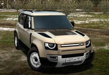 Мод 2020 Land Rover Defender 110 P400 версия 30.12.2021 для City Car Driving (v1.5.9.2)