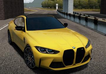 Мод 2021 BMW M4 Coupé (G82) версия 1.0 для City Car Driving (v1.5.9)