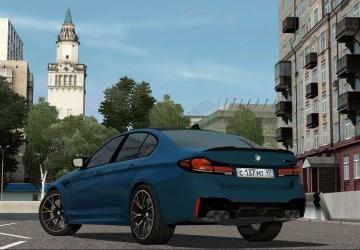 Мод 2021 BMW M5 CS (F90 LCI) версия 1.0 для City Car Driving (v1.5.9, 1.5.9.2)