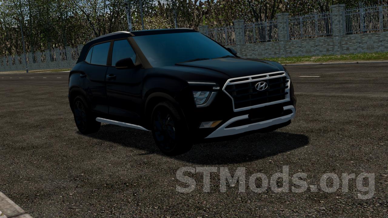 Скачать мод 2021 Hyundai Creta версия 27.10.2022 для City Car Driving  (v1.5.9.2)