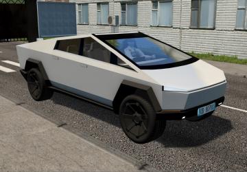 Мод 2021 Tesla Cybertruck версия 24.08.20 для City Car Driving (v1.5.9, 1.5.9.2)