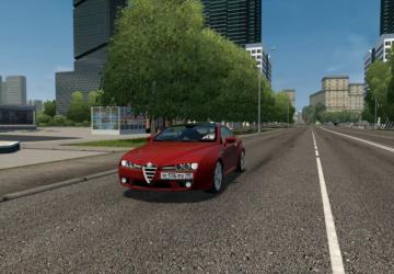 Мод Alfa Romeo Brera 2009 версия 23.08.20 для City Car Driving (v1.5.9.2)