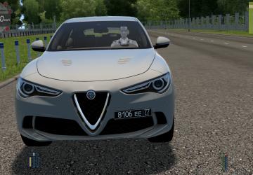 Мод Alfa Romeo Stelvio Quadrifoglio для City Car Driving (v1.5.8)