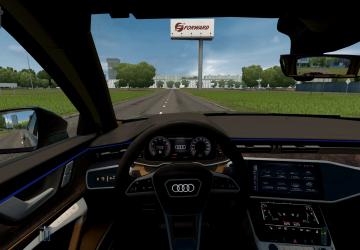 Мод Audi A6 AVANT 2019 версия 25.10.2020 для City Car Driving (v1.5.9.2)