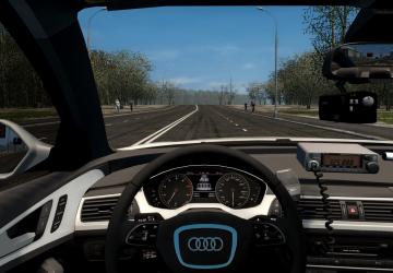 Мод Audi A6 (C7) Police версия 08.04.2021 для City Car Driving (v1.5.9.2)