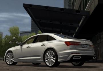 Мод Audi A6 Седан 2019 версия TJ для City Car Driving (v1.5.8)