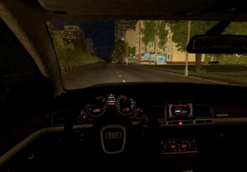 Мод Audi A8 D3 версия 25.08.20 для City Car Driving (v1.5.1.0)