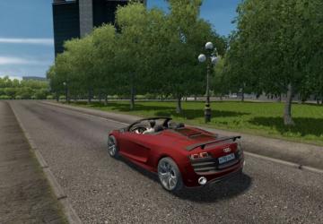 Мод Audi R8 GT Spyder версия 06.06.20 для City Car Driving (v1.5.9.2)