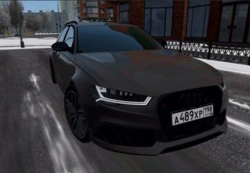 Мод Audi RS6 Avant Bulkin версия 04.06.20 для City Car Driving (v1.5.9, 1.5.9.2)