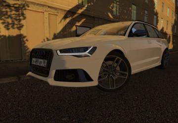 Мод Audi RS6 C7 версия 1.0 для City Car Driving (v1.5.7, 1.5.8)