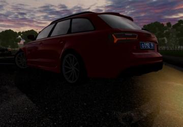 Мод Audi RS6 C7 версия 1.0 для City Car Driving (v1.5.7, 1.5.8)