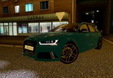 Мод Audi RS6 C7 версия 1.0 для City Car Driving (v1.5.7, 1.5.8)