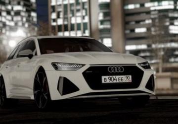 Мод AUDI RS6 C8 версия 2.1 для City Car Driving (v1.5.9, 1.5.9.2)