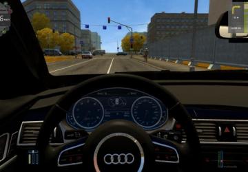 Мод AUDI RS7 4.0 TFSI V8 Sportback 2016 версия 1.0 для City Car Driving (v1.5.8)