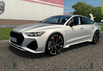 Мод Audi RS 7 Sportback 2019 версия 26.12.20 для City Car Driving (v1.5.9, 1.5.9.2)