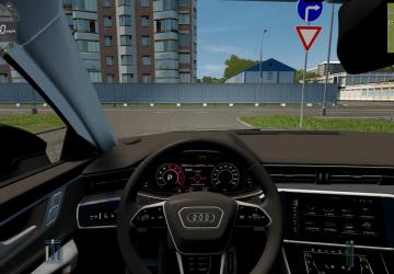 Мод Audi RS 7 Sportback 2019 версия 26.12.20 для City Car Driving (v1.5.9, 1.5.9.2)