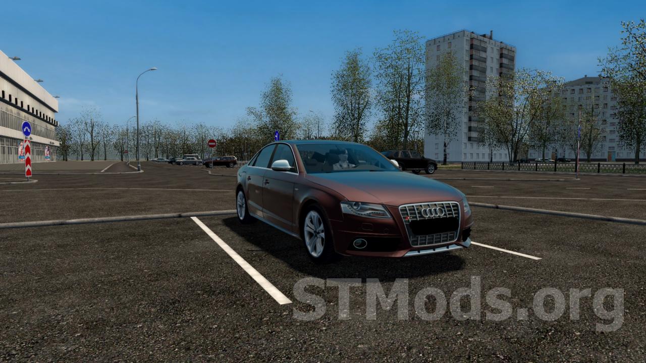 Скачать мод Audi S4 2010 версия 03.12.2022 для City Car Driving (v1.5.9.2)