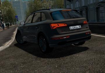 Мод Audi SQ5 Quattro 2018 версия 15.02.2021 для City Car Driving (v1.5.9.2)